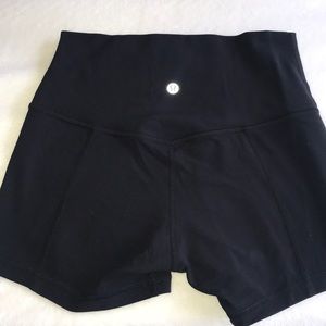 LULULEMON black Align Spandex Shorts